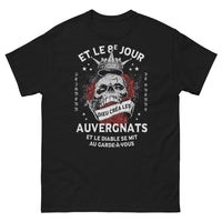 Thumbnail for T-shirt Auvergnats noir - Et le 8ème jour, Dieu créa les Auvergnats