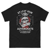 T-shirt Auvergnats noir - Et le 8ème jour, Dieu créa les Auvergnats
