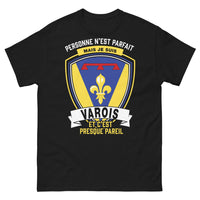 Thumbnail for T-shirt Varois noir - Personne n'est parfait, presque pareil