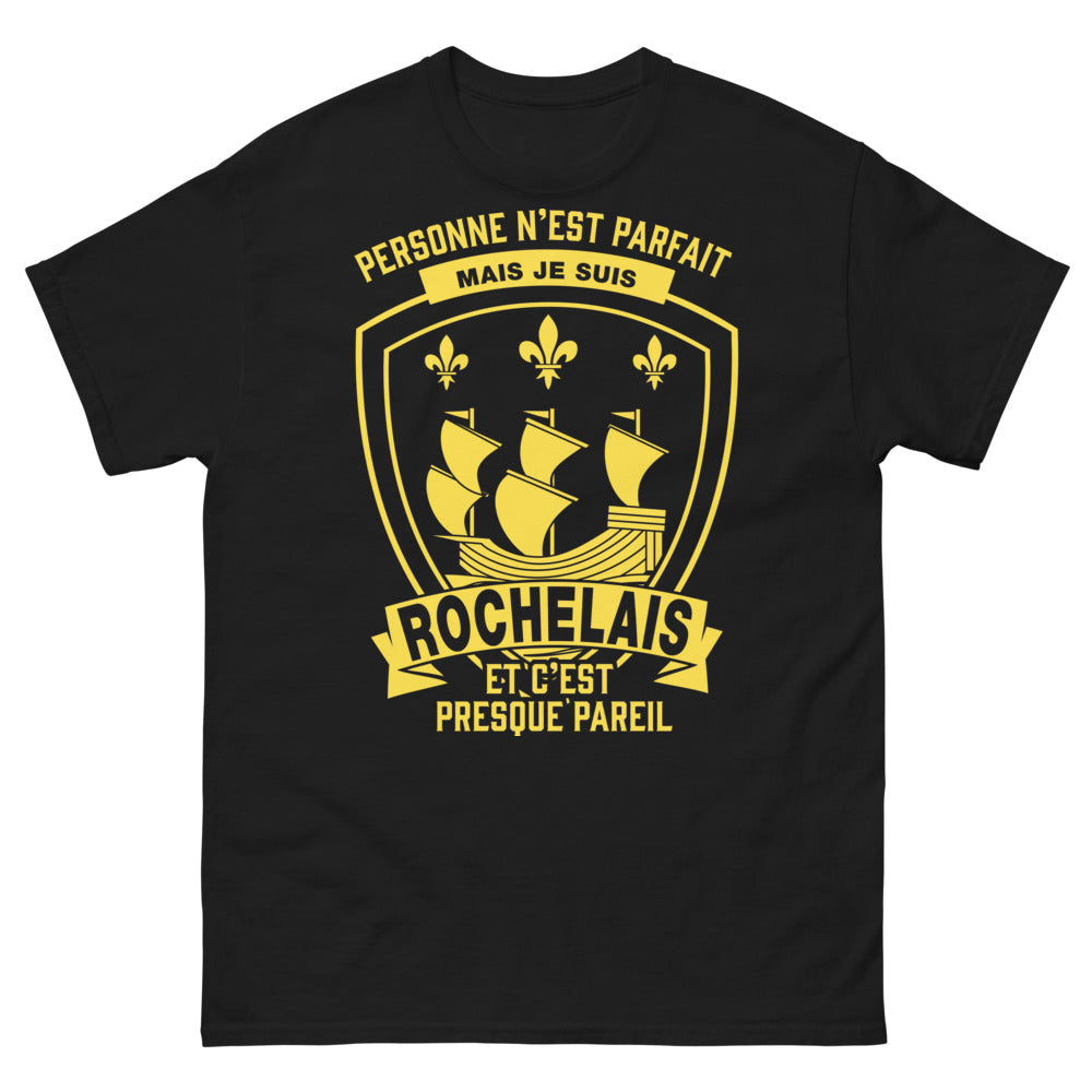 T-shirt Loiret (45) noir - design unique et fierté locale