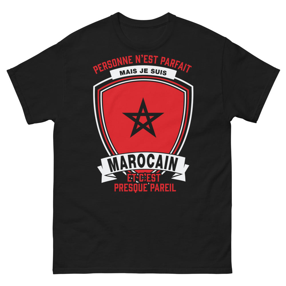 T-shirt Marocain Noir - Presque parfait