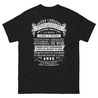Thumbnail for T-shirt Prière Lorraine noir - L'Apéro sacré des Lorrains