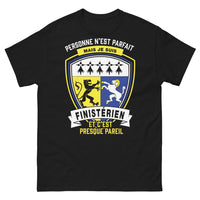 Thumbnail for T-shirt Finistérien noir - Personne n'est parfait, je suis Finistérien