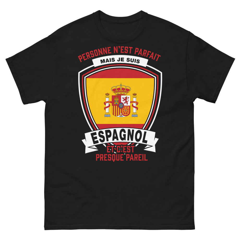 T-shirt Espagnol noir - Presque parfait