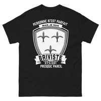 Thumbnail for T-shirt Briviste noir - Personne n'est parfait, je suis Briviste