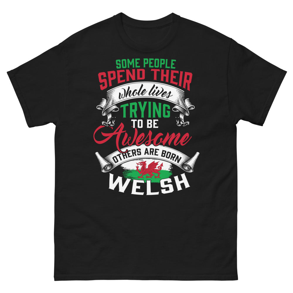 T-shirt Pays de Galles noir - Born to be Welsh