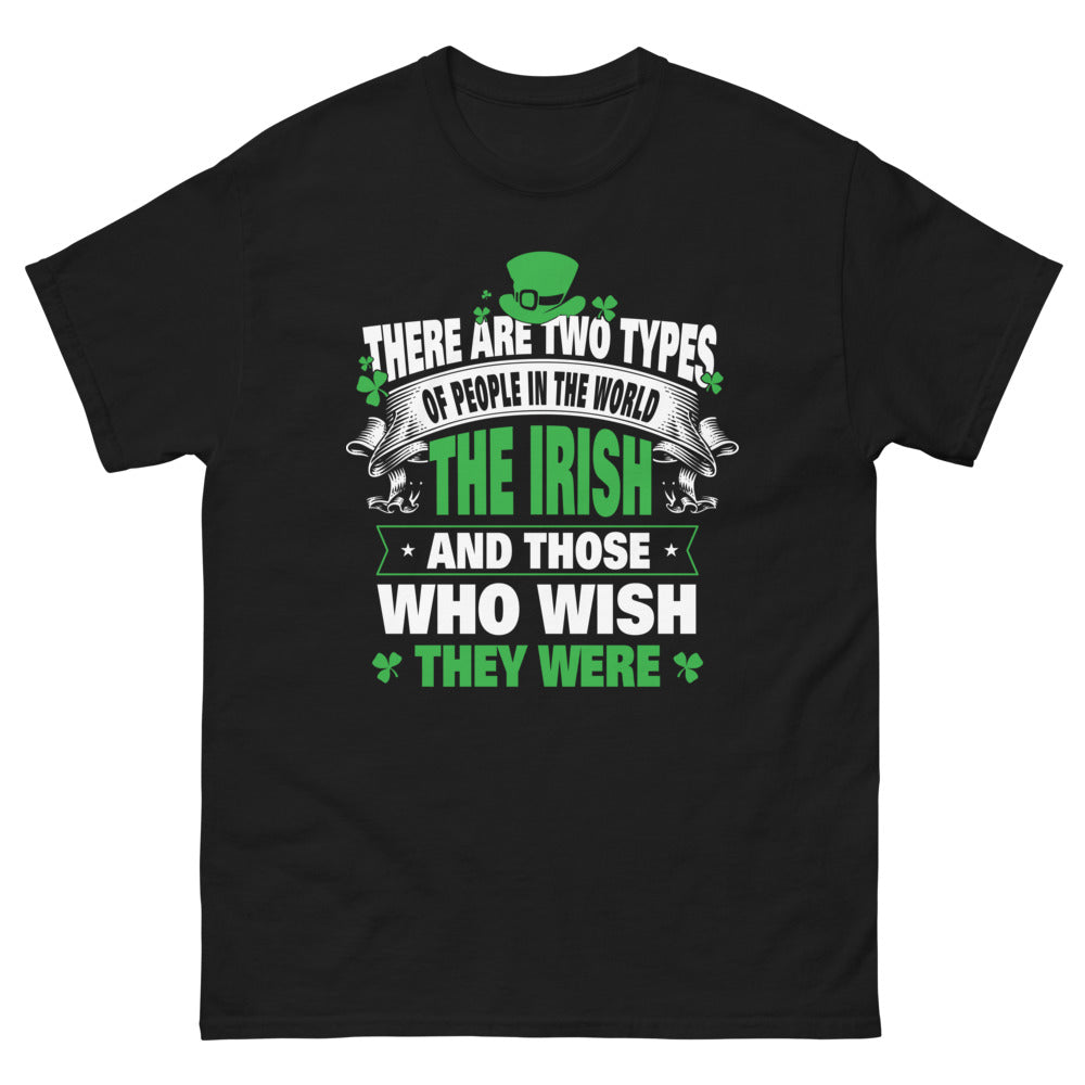 T-shirt Two Types of People noir - illustration 'plans vs rêves'