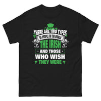Thumbnail for T-shirt Two Types of People noir - illustration 'plans vs rêves'