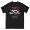 T-shirt Franc-Comtoise noir - Je ne suis pas parfaite mais presque