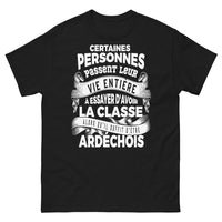 Thumbnail for T-shirt Ardéchois noir - c'est un art d'être Ardéchois