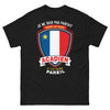 T-shirt Acadien noir - Je ne suis pas parfait, mais je suis Acadien