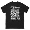 T-shirt Vendée noir - Je suis Vendéen ascendant Gaulois