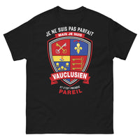 Thumbnail for T-shirt Vauclusien noir - Je ne suis pas parfait mais je suis Vauclusien