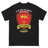 T-shirt Tarn-et-Garonne noir - je ne suis pas parfait mais je suis tarn-et-garonnais