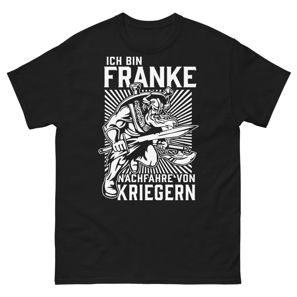 T-shirt Franken noir - Nachfahre von Kriegern