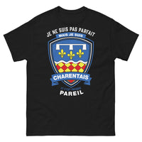 Thumbnail for T-shirt Charentais noir - Je ne suis pas parfait, mais je suis charentais