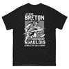 T-shirt Breton ascendant Gaulois noir - C'est qui le boss ?
