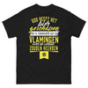 T-shirt Flamands noir - Dicton belge : 'Dieu a créé la bière' 