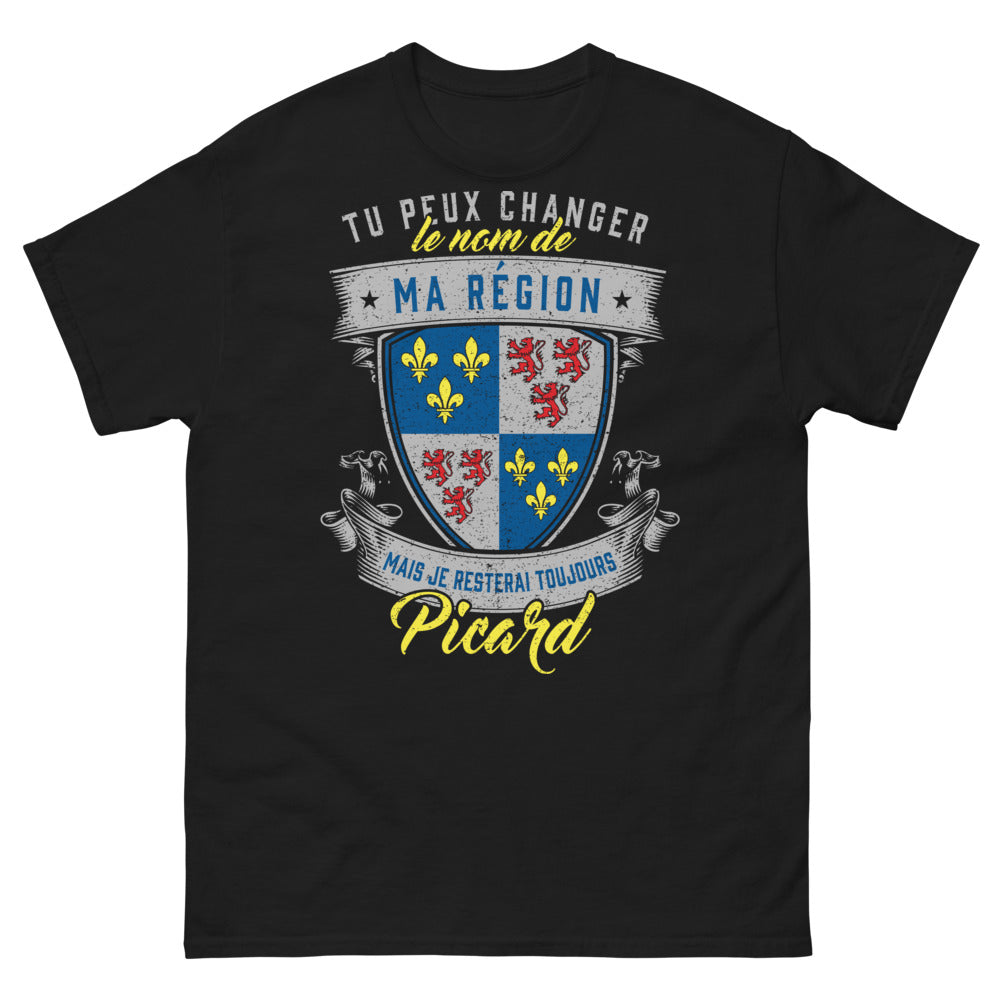 T-shirt Picard noir - Fier de mes racines