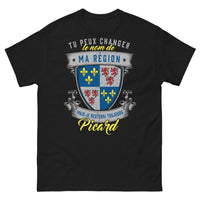 Thumbnail for T-shirt Picard noir - Fier de mes racines