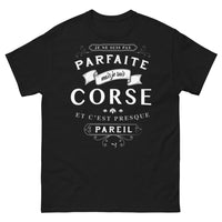 Thumbnail for T-shirt Corse noir - Je ne suis pas parfaite, mais je suis Corse