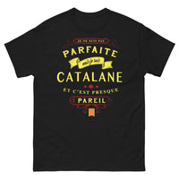 Thumbnail for T-shirt Catalane noir - Je ne suis pas parfaite mais je suis Catalane