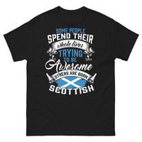 Thumbnail for T-shirt Écosse noir - Proudly Scottish, Born Awesome
