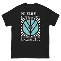 Thumbnail for T-shirt Fière Normande noir - Descendante de Lagertha