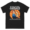 T-shirt Réunionnaise noir - Ne sous-estimez jamais la puissance