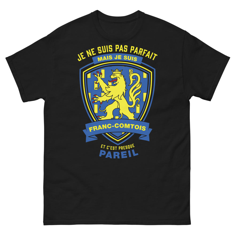T-shirt Franc-Comtois noir - Pas parfait mais presque