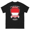 T-shirt Alsacien noir - Je ne suis pas parfait mais je suis Alsacien