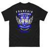 T-shirt Français de naissance Carcassonnais noir - Français de naissance, Carcassonnais par la grâce de Dieu