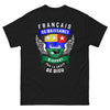 T-shirt Biarrot noir - Français de naissance, fierté basque