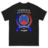 T-shirt Réunionnais noir - Français par Obligation, Réunionnais par le Sang