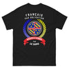 T-shirt Bourgogne noir - Français par obligation, Bourguignon par le sang