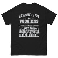 Thumbnail for T-shirt Vosges noir - N'emmerdez pas les Vosgiens