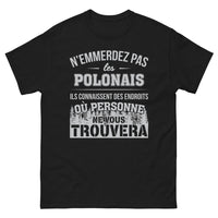 Thumbnail for T-shirt Pologne noir - N'emmerdez pas les Polonais