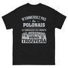 T-shirt Pologne noir - N'emmerdez pas les Polonais