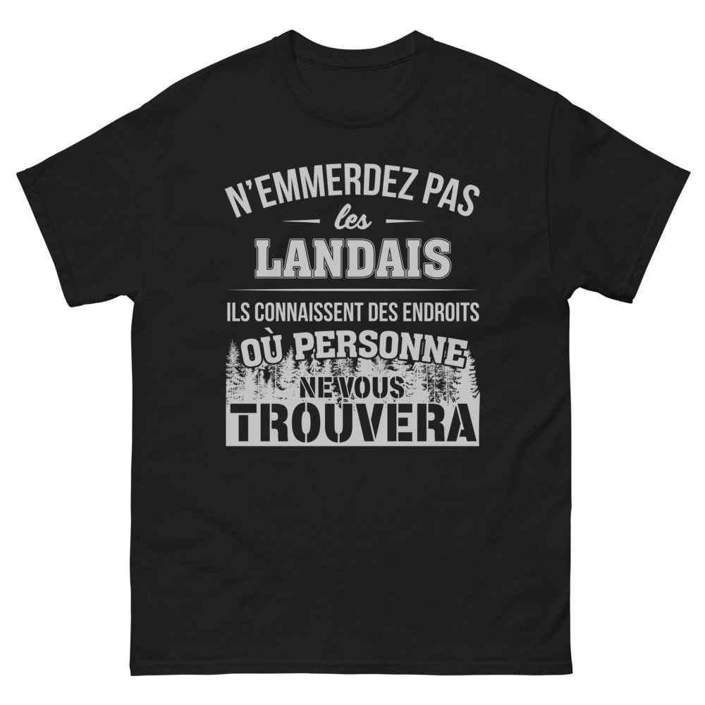 T-shirt Landais noir - Un secret bien gardé