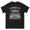 T-shirt Corse noir - Ne les embêtez pas, endroits secrets