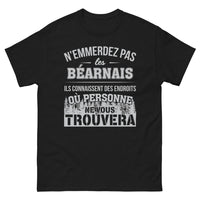 Thumbnail for T-shirt Béarnais noir - Ne chatouillez pas les Béarnais