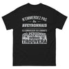 T-shirt Aveyronnais noir - N'emmerdez pas les Aveyronnais