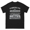 T-shirt Ariégeois noir - N'embêtez pas les Ariégeois