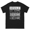 T-shirt Côte d'Ivoire noir - Désolé, cet homme est déjà pris par une Ivoirienne