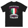 T-shirt Italien noir - La meilleure décision : partager ma vie avec mon Italien