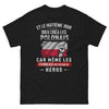 T-shirt Polonais noir - Même les Français ont besoin de héros