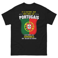 Thumbnail for T-shirt Les Portugais noir - Héros insoupçonnés