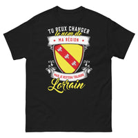 Thumbnail for T-shirt Lorrain noir - Je resterai toujours lorrain