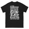 T-shirt Charentais noir - Je suis Charentais, ascendant Gaulois