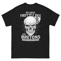 Thumbnail for T-shirt Bretagne noir - Ne vous frottez pas aux Bretons